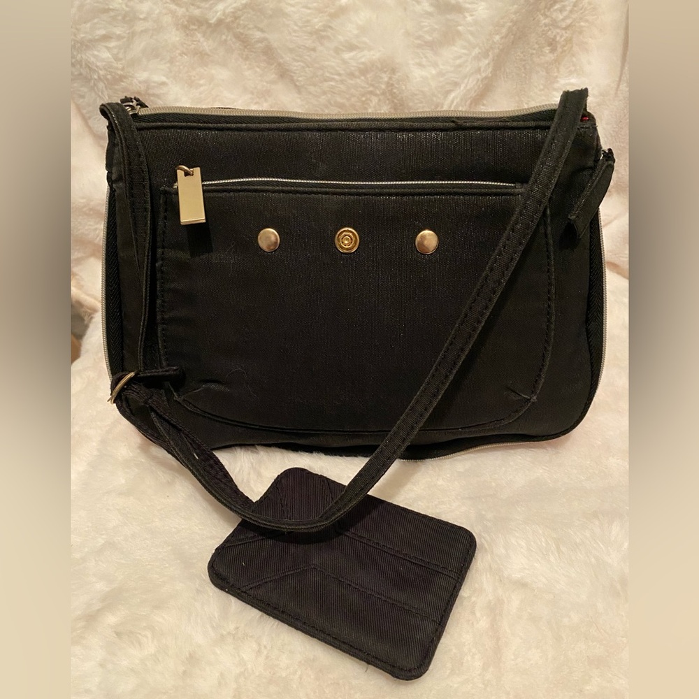 Vintage YSL perfumes expandable hand Bag